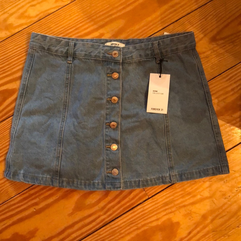 Forever 21 jean skirt